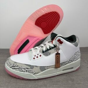 Nike Air Jordan 3 Retro Wings -White/Gray - HM6993-100 Men's Size 9, 13